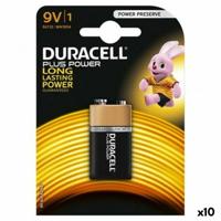 Alkalinebatterij DURACELL 9 V 6LR61 (10 Stuks) - thumbnail