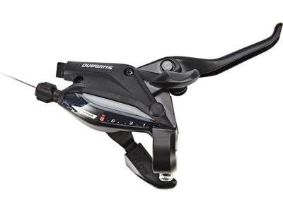 Shimano versteller (rechts) met remhendel 8 speed st-ef505 3 vingers zwart