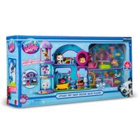 Speelset met 4 Pet Shop-figuurtjes en meer dan 20 accessoires - BANDAI - Littlest Pet Shop - Deluxe Pet Shop-huis - thumbnail