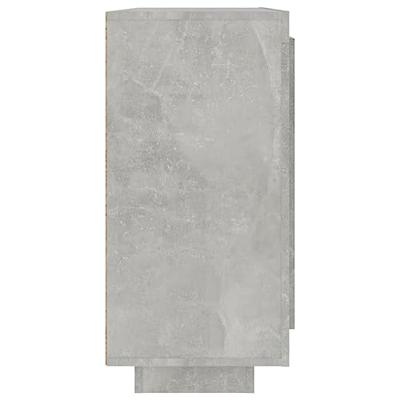 Dressoir 92x35x75 cm bewerkt hout betongrijs