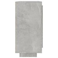 Dressoir 92x35x75 cm bewerkt hout betongrijs - thumbnail