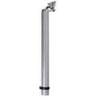 Zadelpen ATB/race 80% fiber 20% Carbon 27.2 zilver - thumbnail