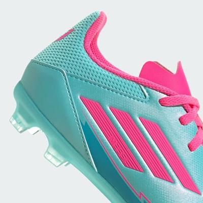 adidas F50 Messi League Gras / Kunstgras Voetbalschoenen (MG) Kids Turquoise Roze