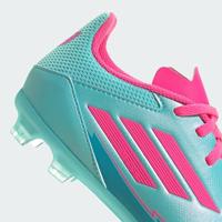 adidas F50 Messi League Gras / Kunstgras Voetbalschoenen (MG) Kids Turquoise Roze - thumbnail