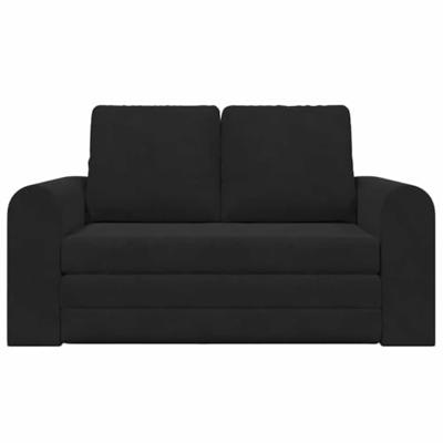 Slaapbank Zwart 148 x 71 x 83 cm Fluweel