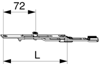 i.S.-Verlengstuk 140mm (1 nok) ZL - thumbnail