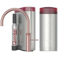Quooker Fusion Round Keukenkraan Set - Kokend Warm- en Koud Water - Rosé Koper - Inclusief COMBI Reservoir & CUBE - Direct Gekoeld Bruisend Water - thumbnail