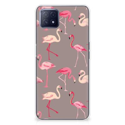 OPPO A53 5G | OPPO A73 5G | TPU Hoesje | Flamingo