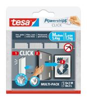 tesa Powerstrips CLICK 6x 2, 8x 2 Large Inhoud: 14 paar - thumbnail