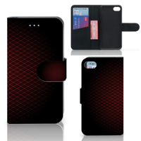 iPhone 7 | 8 | SE (2020) | SE (2022) Telefoon Hoesje Geruit Rood - thumbnail