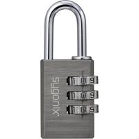 Sygonix SY-6932310 Hangslot 30 mm 3-Digit Titaangrijs Cijferslot - thumbnail