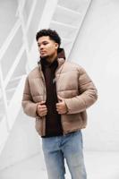 EA7 Emporio Armani 6DUB02 Bomberjacket Heren Bruin - Maat S - Kleur: Bruin | Soccerfanshop - thumbnail