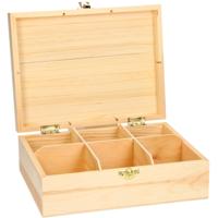 Playwood Versier je eigen houten theekist 6-vaks - thumbnail