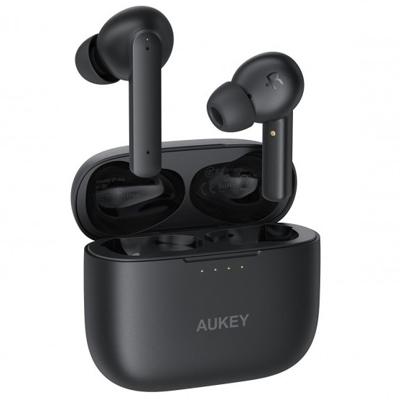 AUKEY EP-N5 hoofdtelefoon/headset Hoofdtelefoons Draadloos In-ear Oproepen/muziek USB Type-C Bluetooth Zwart
