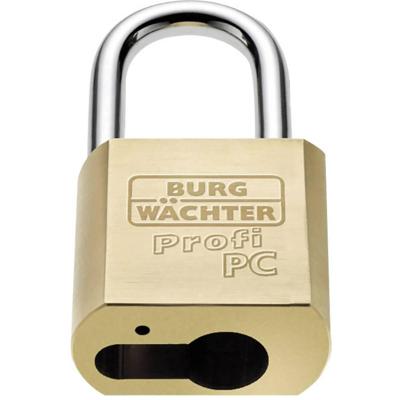 Burg Wächter 116 PC 50 HB 80 Niro Hangslot 51.3 mm Messing Hangslot voor profielcilinder