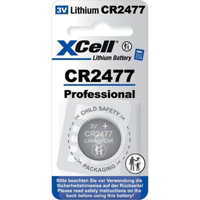 XCell Knoopcel CR2477 3 V 1 stuk(s) 950 Lithium CR2477-B1