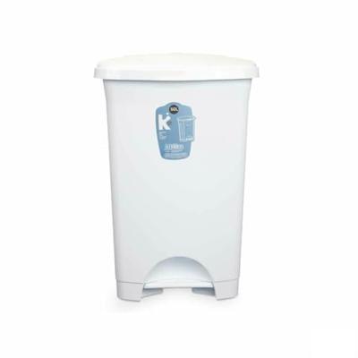 Pedaalemmer Wit Plastic 50 L (3 Stuks) Pedaalemmer Wit Plastic 50 L (3 Stuks)