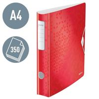 Leitz Ordner DIN A4 Rugbreedte: 65 mm Rood 2 beugels 11070026 - thumbnail