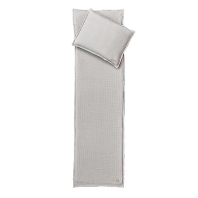 Saunasofa Calm Mat en Kussen Met Draagriem Grijs Badesofa Saunasofa Calm Mat en Kussen Met Draagriem Grijs Badesofa