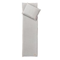 Saunasofa Calm Mat en Kussen Met Draagriem Grijs - thumbnail