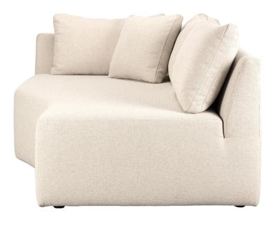 Zuiver Bank 'Prosper' Chaise Longue Element Rechts, kleur Zand