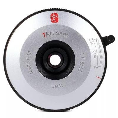 7artisans 35mm F/5.6 Leica M zwart/zilver