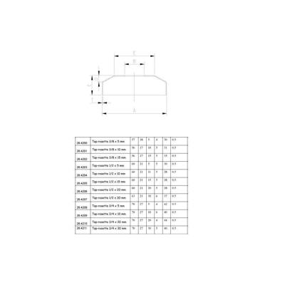 Aqua Splash Chroom Kraanrozet 3/8X15 mm - Standaard Aqua Splash Chroom Kraanrozet 3/8X15 mm - Standaard