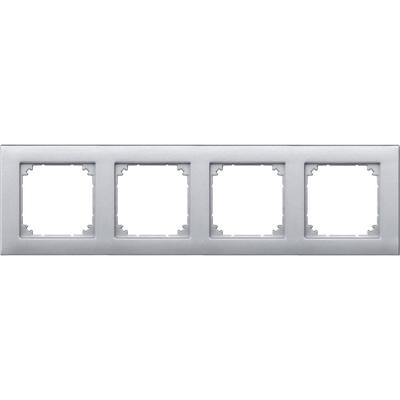 Merten 486460 Afdekking Frame System M Aluminium 1 stuk(s)