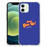 iPhone 12 Mini Telefoonhoesje met tekst Never Give Up - thumbnail