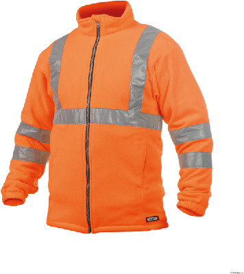 DASSY hoge zichtbaarheidsfleecevest kaluga geel/grijs xxl