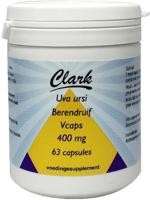 Clark Uva ursi 400mg 63 Vegetarische capsules - thumbnail