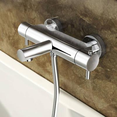 Hotbath Buddy Badmengkraan - thermostatisch - met uitloop - chroom B022CR