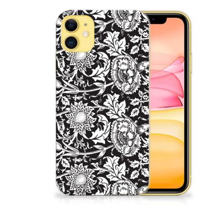 Apple iPhone 11 | TPU Case | Black Flowers Apple iPhone 11 | TPU Case | Black Flowers