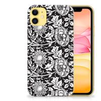 Apple iPhone 11 | TPU Case | Black Flowers - thumbnail