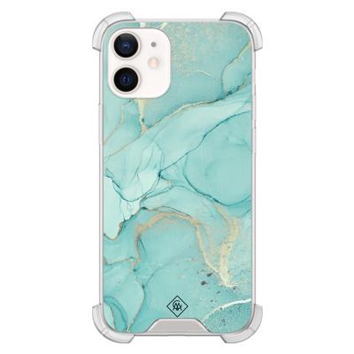 iPhone 12 mini shockproof hoesje - Touch of mint