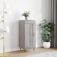 Dressoir 34,5x34x90 cm bewerkt hout grijs sonoma eikenkleurig - thumbnail