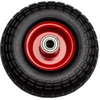 Los wiel 10'' massief rubber ijzeren velg voor steekwagen - thumbnail