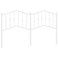 Hoofdbord 160 cm metaal wit - thumbnail