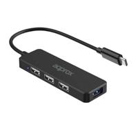 Approx! USB-C hub met 4 poorten, 1 x USB 3.0, 3 x USB - thumbnail