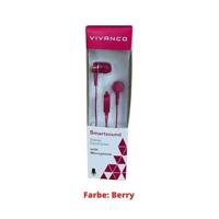Vivanco 38012 in-ear hoofdtelefoon met kabel en microfoon, volumeregeling, inclusief oorkussens - thumbnail