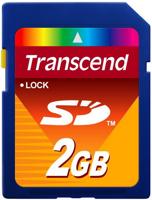 Transcend SD geheugenkaart - 2GB - thumbnail