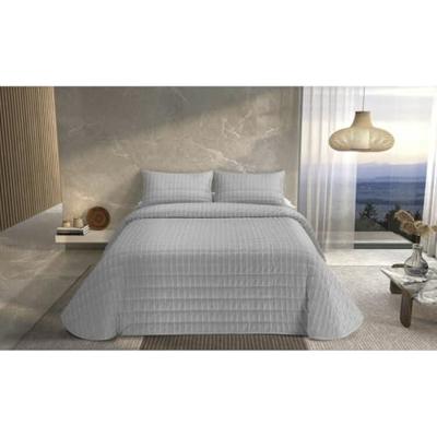 Sprei Pierre Cardin ONDAS Parelgrijs Bed van 135 (3 Onderdelen)