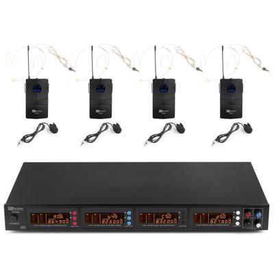 Power Dynamics PD504B draadloze microfoonset met 8 microfoons Power Dynamics PD504B draadloze microfoonset met 8 microfoons
