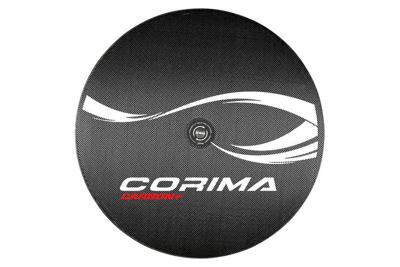 Corima Lenticular C+ 28" Tubular Carbon Schijf achterwiel - Zwart