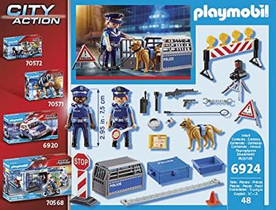 Playmobil City Action Politie wegversperring Playmobil City Action Politie wegversperring