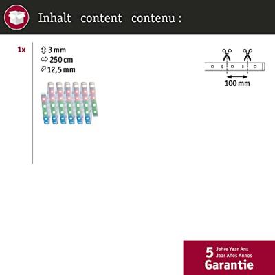 Paulmann 70551 LED-strip uitbreidingsset Met connector (male) 24 V 2.5 m Warmwit 2.5 m