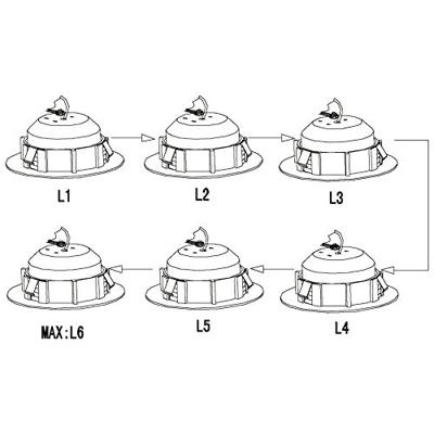 Eglo LedspotPineda 1x4,9w - 3000K - 7,8cm nikkel mat - 95819