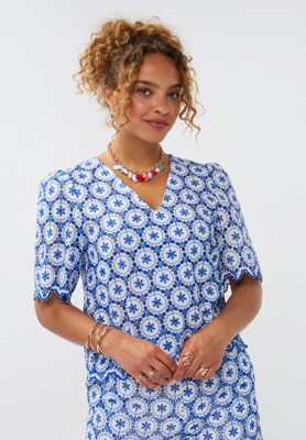 Ydence top Lilian | blue