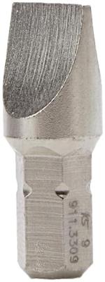KS Tools 911.3309 Gleuf-bit 9 mm S2-staal Vernikkeld C 6.3 1 stuk(s)