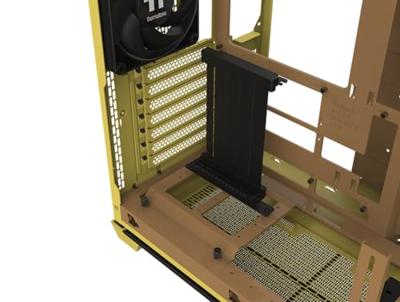 Thermaltake View 390 Air Butter Caramel Midi-tower PC-behuizing Caramel Stoffilter, Geïntegreerde verlichting, 2 voorgeïnstalleerde ventilators Thermaltake View 390 Air Butter Caramel Midi-tower PC-behuizing Caramel Stoffilter, Geïntegreerde verlichting, 2 voorgeïnstalleerde ventilators